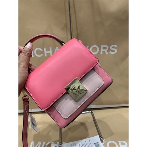 NWT MICHAEL KORS pink Mindy mini purse Top Handle 